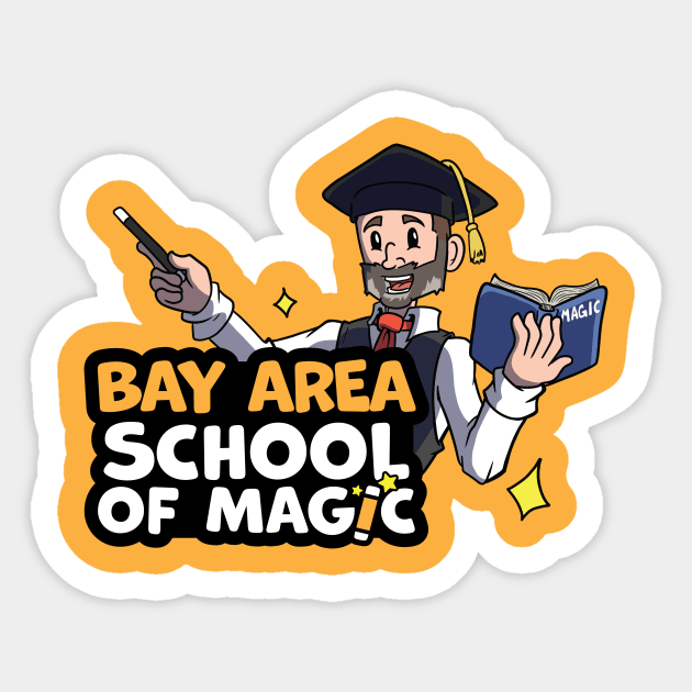 Bay Area School of Magic Sticker by Brian Scott Magic